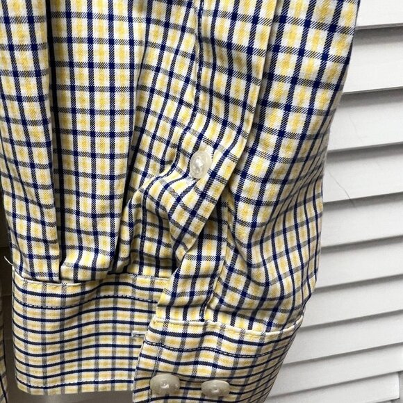 LANDS' END Men's Size 17 1/2-34 Tailored Button Shirt - Picture 4 of 5